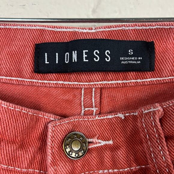 Princess Polly Lioness Miami Vice Pants Red size S - Picture 9 of 9